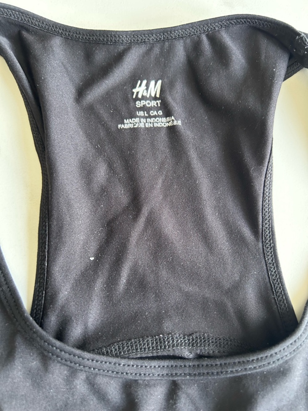 H&M Black Racerback Performance Tank - Picture 2 of 3